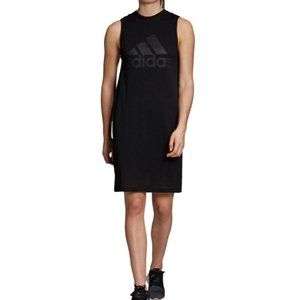 Adidas Sports Id Mesh-overlay Sleeveless Dress